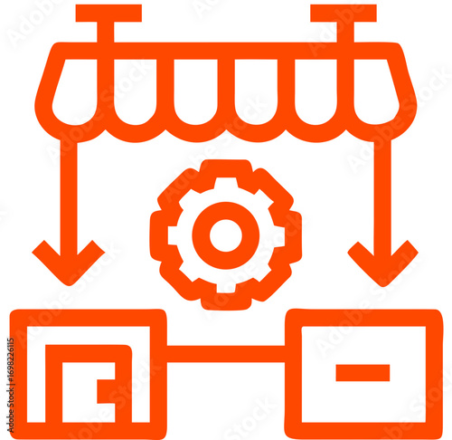 store marketplace vector icon