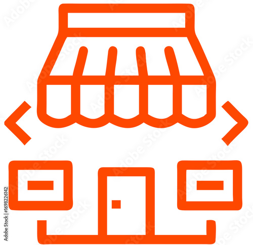 store marketplace vector icon