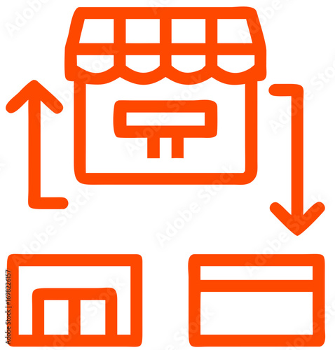 store marketplace vector icon