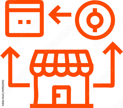 store marketplace vector icon