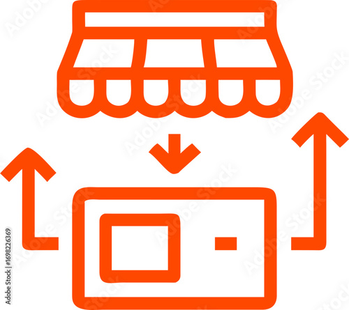 store marketplace vector icon