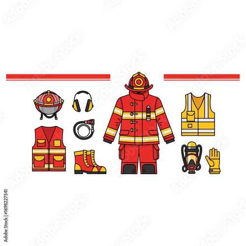 Firefighters Protective Gear - Essential Equipment for Safety.