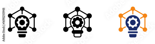 Emerging Technologies Icon Collection Glyph & Mixed Style 