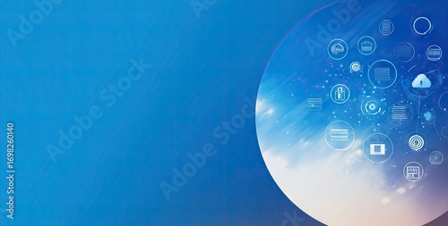 Global Network Technology Digital Sphere.