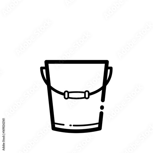  Bucket  - line icon 