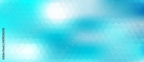 Geometric pattern, vector background with hexagons in blue tone. Illustration pattern