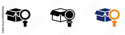 Product Search Icon Collection Glyph & Mixed Style 