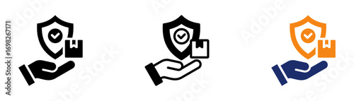 Product Insurance Icon Collection Glyph & Mixed Style 