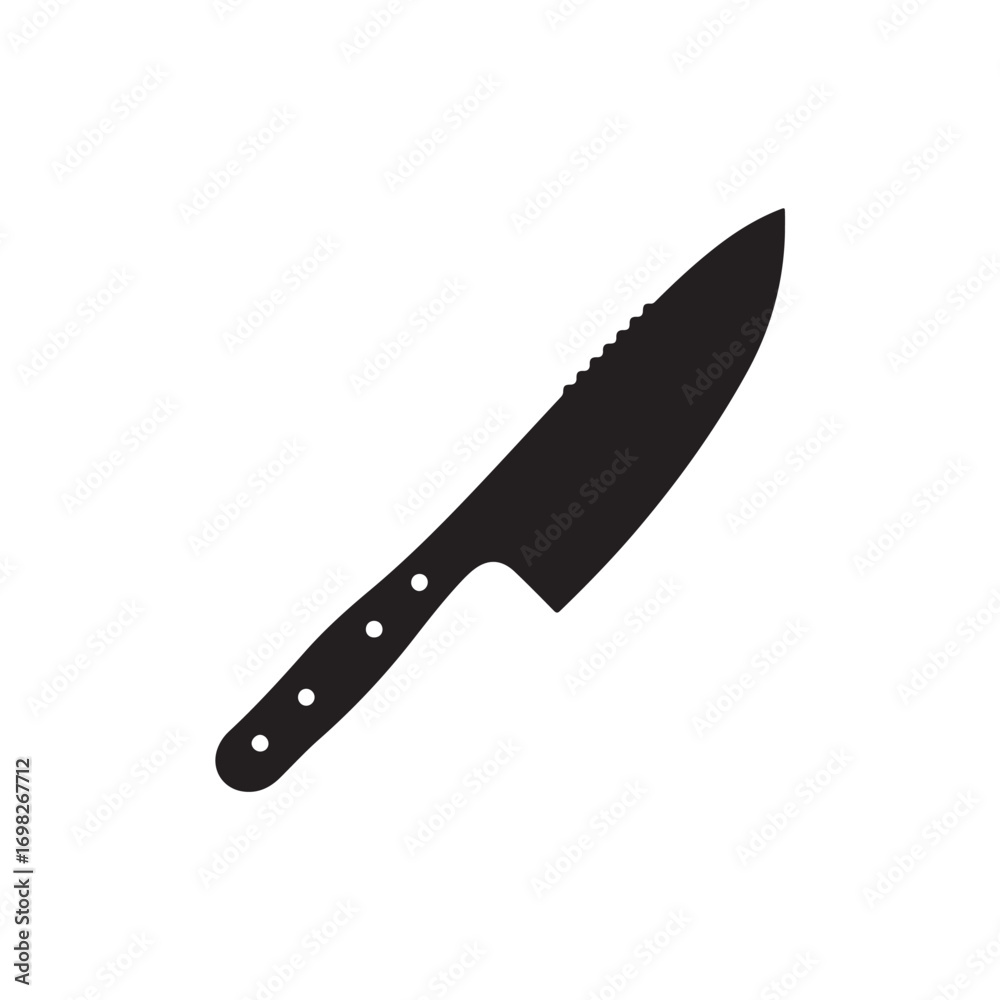 Obraz premium Bread Knife Vector (3).eps