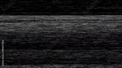 Screen interference and damage, scratches and TV artifacts. Visual stripes and noise in the background of the TV screen. Analog flickering noise texture and bad interference.