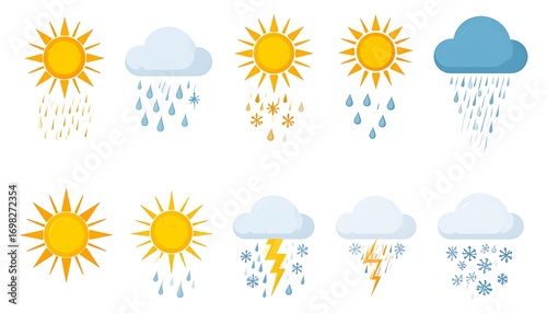 Simple weather icons