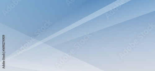 Soft light blue hues gently blend with overlapping white geometric shapes, creating a modern, minimalistic design that evokes a sense of calm and spaciousness for digital applications