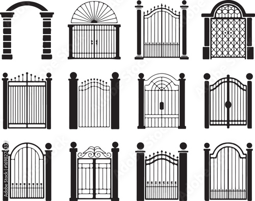 Elegant Iron Gate Collection Ornamental Entryway Designs for Secure and Stylish Property Access