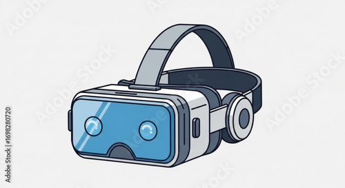 Virtual reality headset, a device that provides an immersive experience with technology and innovation