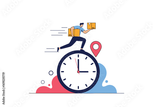 Fast and reliable delivery service ensuring timely package arrival for customer satisfaction