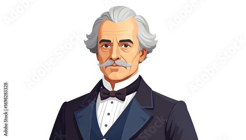 Portrait of a mature man in formal attire
