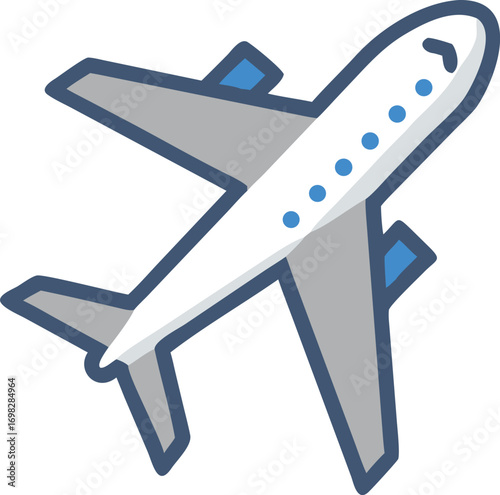Modern airplane flying high in the sky symbolizing travel adventure and global connectivity tourism transport