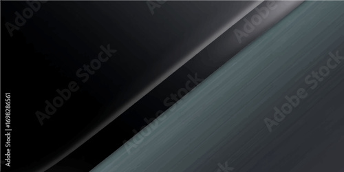 Abstract metallic lines create a futuristic black and white texture with a sleek gray surface