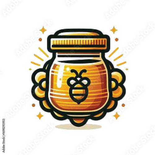 honey logo transparent bg