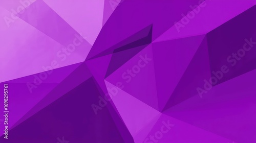 Abstract Purple Geometric Low Poly Background