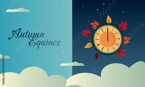 Autumn Equinox. September 20. In the northern hemisphere, the night becomes longer than the day.