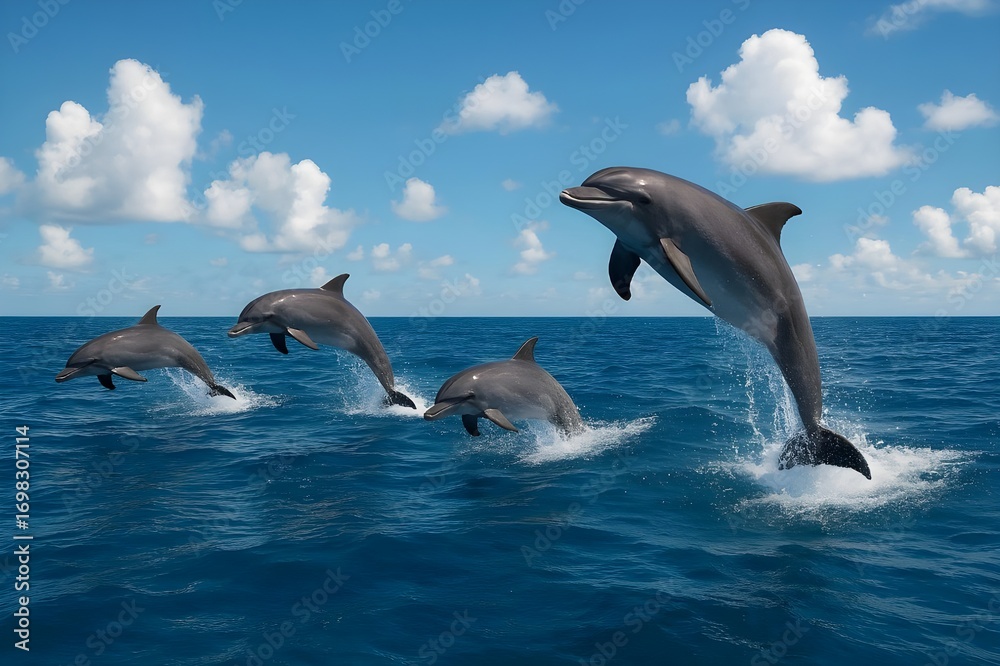 Fototapeta premium The dolphins