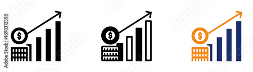 Inflation Icon Collection Glyph & Mixed Style 