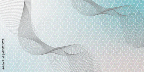 Abstract wave element for design. Digital frequency. Elegant abstract smooth swoosh speed gray wave modern stream. art background. Vector illustration. Wave with lines created using blend.	
