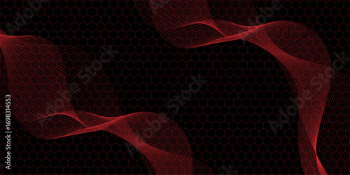 Abstract wave element for design. Digital frequency. Elegant abstract smooth swoosh speed gray wave modern stream. art background. Vector illustration. Wave with lines created using blend.	
