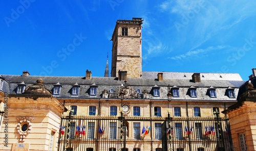 Tour carrée Philippe le Bon du palais des ducs et des Etats de Bourgogne à Dijon en Côte-d’or France Europe