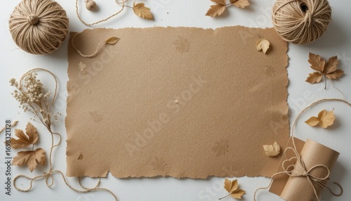 Creative crafting session home studio decorative paper artwork cozy atmosphere overhead view autumn inspired