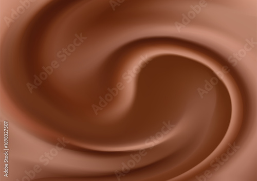 Swirling Chocolate Texture vector