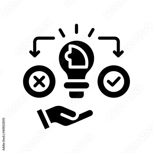 Hypothesize Solution glyph icon