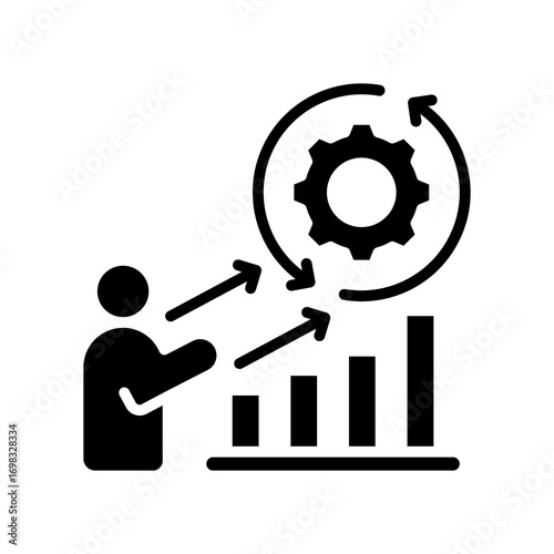 Incremental Progress glyph icon
