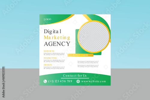 Business social media post design ad banner template for your business promotion 