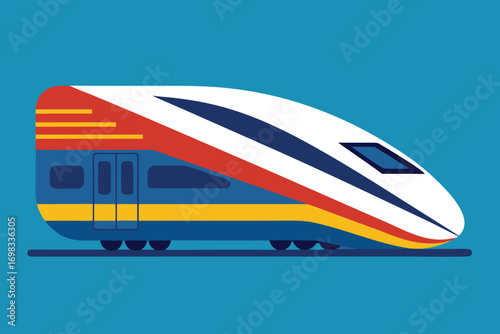 Modern high speed train transportation travel journey speed rail railway