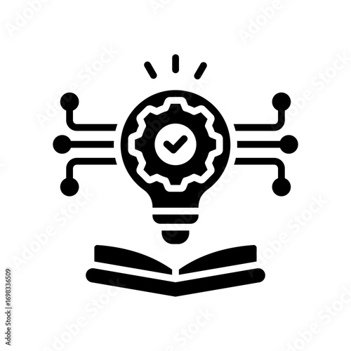 Knowledge Management glyph icon