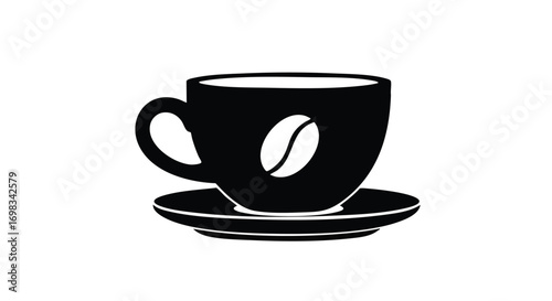 Enjoy a freshly brewed cup with this coffee bean icon, perfect for branding your café or coffee shop