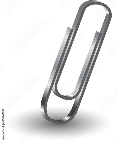 vector illustration of paper clip