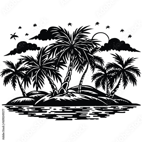 palm tree silhouette