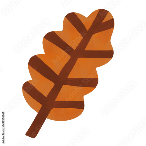 Maple Abstract autumn Leaf illustration 