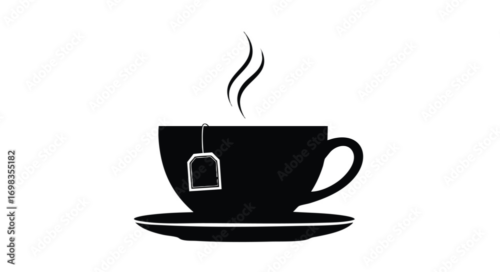 Obraz premium Enjoy a moment of relaxation with a warm cup of tea, perfect for wellness blogs and comforting designs