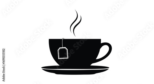Enjoy a moment of relaxation with a warm cup of tea, perfect for wellness blogs and comforting designs
