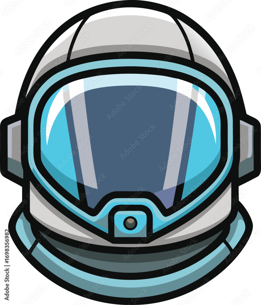 Fototapeta premium Space helmet-style mask