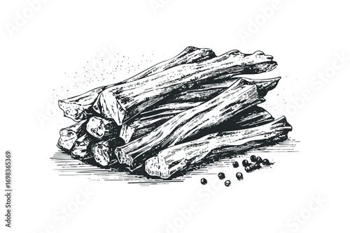 Pile of Dried Herbs and Spices