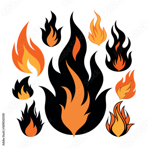 a-collection-of-diverse-flame-silhouettes--rendere vector design .eps