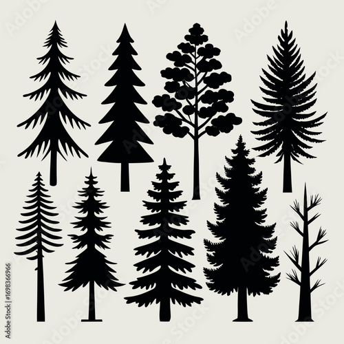a-collection-of-stylized-pine-tree-silhouettes--pr.eps
