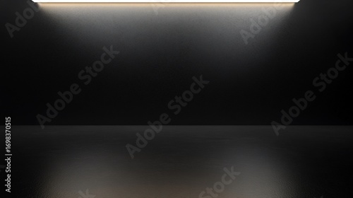 Lit niche stark shadowed room