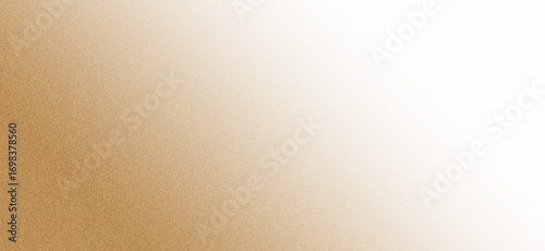 Fototapeta Naklejka Na Ścianę i Meble -  Gradient beige background texture light soft smooth grainy texture cover header poster monochrome backdrop design