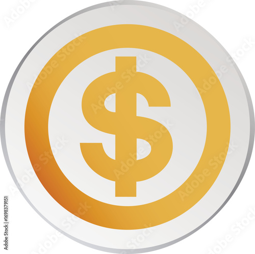 vector illustration of dollar